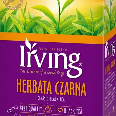 Herbata czarna IRVING 100 torebek