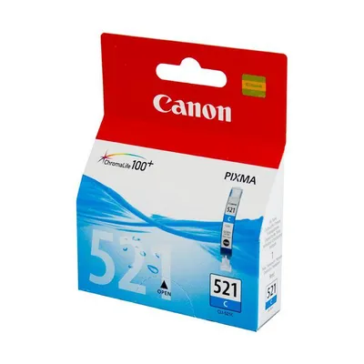 Tusz oryginalny CANON CLI521C 2934B001 Cyan  9 ml