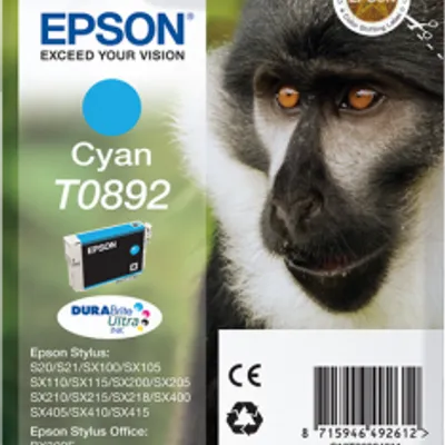 Tusz oryginalny EPSON T0892 C13T08924011 Cyan  3,5 ml