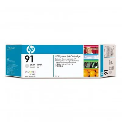 HP oryginalny ink / tusz C9466A, HP 91, light grey, 775ml, HP Designjet Z6100