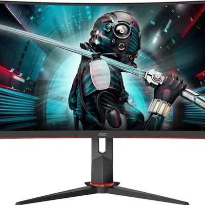 AOC Monitor gamingowy CQ27G2U/BK 27 cali VA 144Hz Curved HDMIx2 DPx2 Pivot