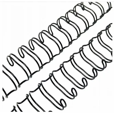 Grzbiet drutowy 12.7mm ARGO 424122 czarny 100szt