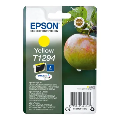 Tusz oryginalny EPSON T1294 C13T12944012 Yellow  7 ml