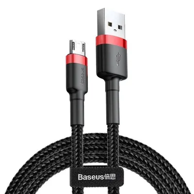 Kabel USB do Micro USB Baseus Cafule 1.5A 2m (czerwono-czarny)