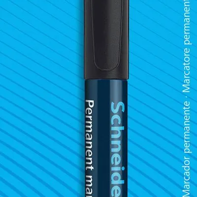 Marker permanentny  SCHNEIDER Maxx 133 czarny ścięta 1-4mm blister