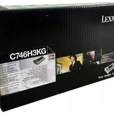 Toner oryginalny LEXMARK C746H3KG Czarny 12000 stron