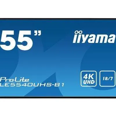 IIYAMA Monitor 55 LE5540UHS-B1 4K, 18/7, AMVA3, LAN, HDMI