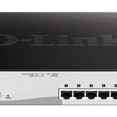 D-Link Przełącznik DGS-1210-10MP Switch 8GE PoE 2SFP