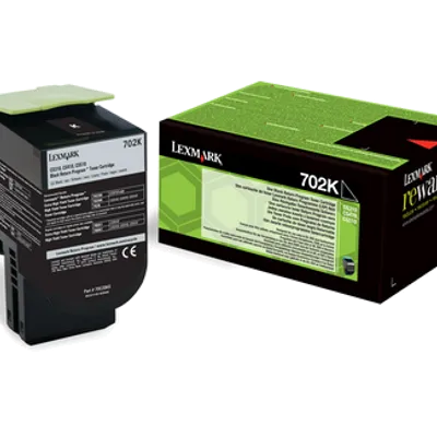 Toner oryginalny LEXMARK 70C20K0 Czarny 1000 stron