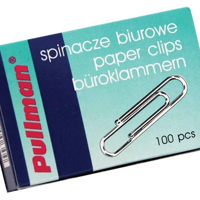 Spinacze okrągłe 33mm PULLMAN PC33RN00665 niklowane 100szt