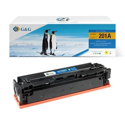 G&G kompatybilny toner z CF402A, yellow, 1330s, NT-PH201Y, HP 201A, dla HP Color LaserJet MFP 277, Pro M252, N