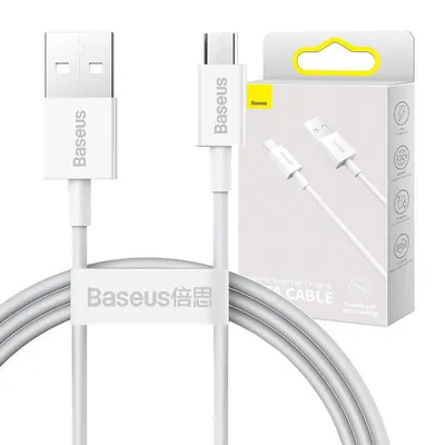 Kabel USB do micro USB Baseus Superior Series, 2A, 1m (biały)