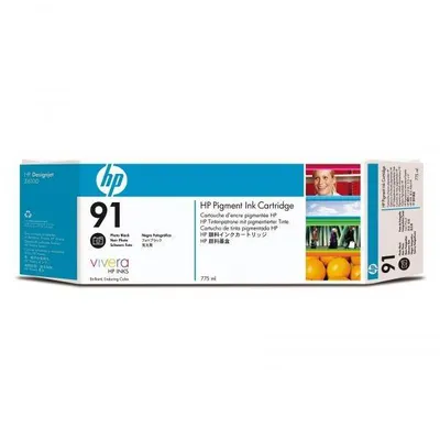 HP oryginalny ink / tusz C9465A, HP 91, photo black, 775ml, HP Designjet Z6100