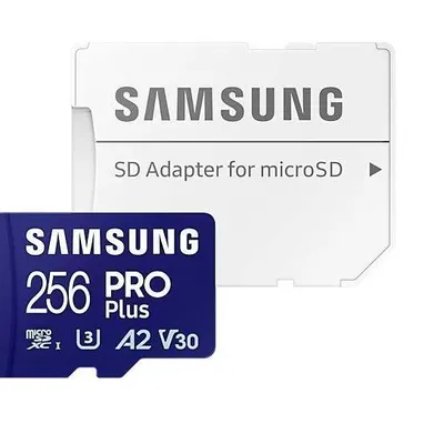 Samsung Karta pamięci microSD PRO Plus MD-MD256SA/EU + adapter