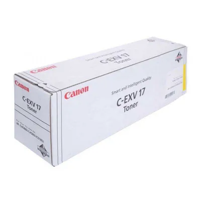 Toner oryginalny CANON CEXV17Y 0259B002 Yellow  30000 stron