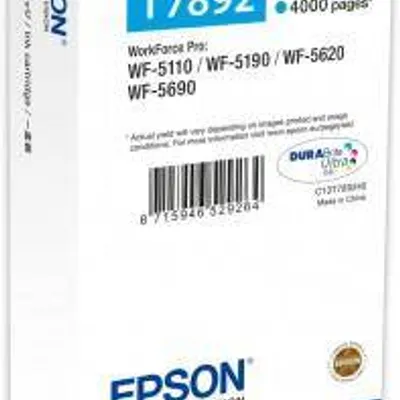 Tusz oryginalny EPSON T7892/XXL C13T789240 Cyan  4000 stron