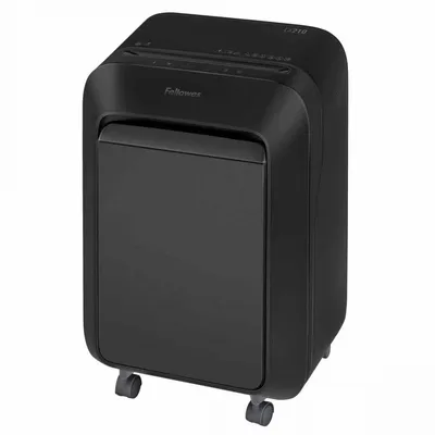 Niszczarka A4 Fellowes LX210 Mini-Cut 5502501 czarna 16krt ścinki 4x12mm 23 litry