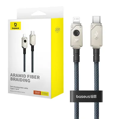 Kabel szybkiego ładowania Baseus USB C do IP 20A,2m (granatowy)