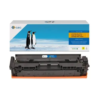 G&G kompatybilny toner z 054HY, yellow, 2300s, NT-PC054XY, 3025C002, high capacity, dla Canon i-SENSYS LBP621Cw, 623Cdw, MF641Cw,