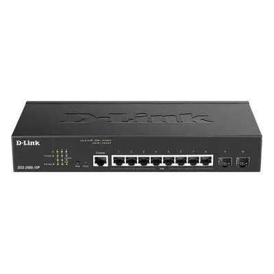 D-Link Przełącznik DGS-2000-10P 8xGE PoE 2xSFP