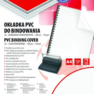 Folia do bindowania A4 OFFICE PRODUCTS przezroczysta 150mic 100 szt