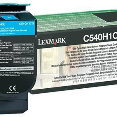 Toner oryginalny LEXMARK C540H1CG Cyan 2000 stron