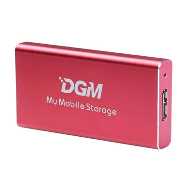 Dysk zewnętrzny SSD 512 GB DGM My Mobile Storage MMS512RD USB 3.0 czerwony