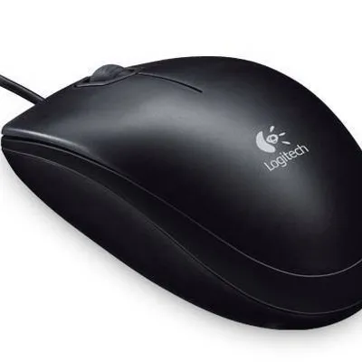 Mysz optyczna przewodowa B100 LOGITECH 910-003357 czarna 800 dpi