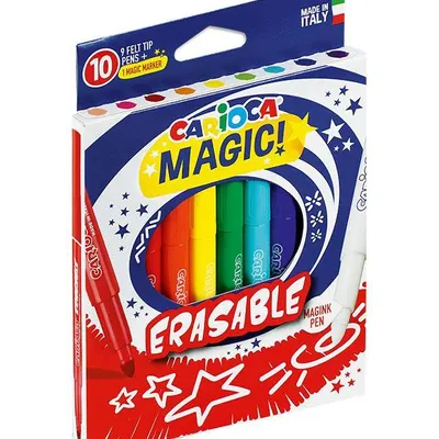 Flamastry wymazywalne Carioca 43182 MAGIC! 160-2277 mix*10szt