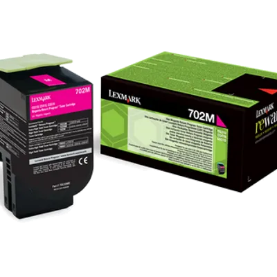 Toner oryginalny LEXMARK 70C20M0 Magenta 1000 stron