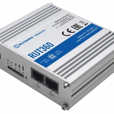 TELTONIKA Router LTE RUT360 (Cat 6), 3G, WiFi, Ethernet