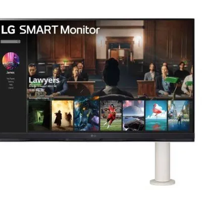 LG Electronics Monitor 32SQ780S-W 32 cale Smart 4K UHD webOS Ergo