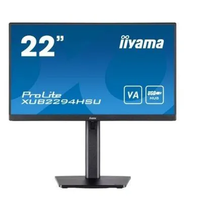 IIYAMA Monitor 21.5 cala XUB2294HSU-B2 VA,FHD,HDMI,DP,USB3.0,VESA,2x2W