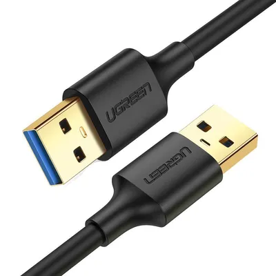 Kabel USB 3.0 A-A UGREEN  	US128 3m (czarny)