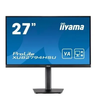 IIYAMA Monitor 27 cali XUB2794HSU-B1 VA,FHD,HDMI,DP,USB3.0,HAS