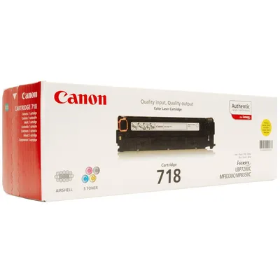 Toner oryginalny CANON CRG718Y 2659B002 Yellow  2900 stron