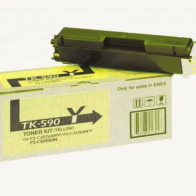 Toner oryginalny KYOCERA TK590Y TK590Y=1T02KVANL0 Yellow 5000 stron