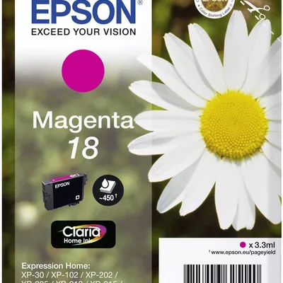 Tusz oryginalny EPSON T1803 C13T18034012 Magenta  3,3 ml