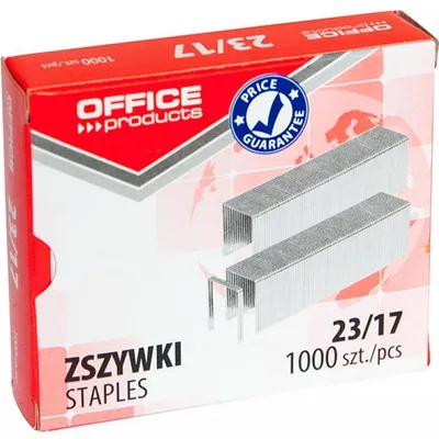 Zszywki OFFICE PRODUCTS 23/17 1000szt.