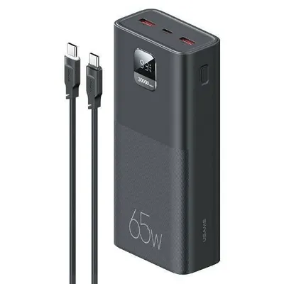 USAMS Powerbank 30000mAh PB68 PD + QC 3.0 Fast Charge