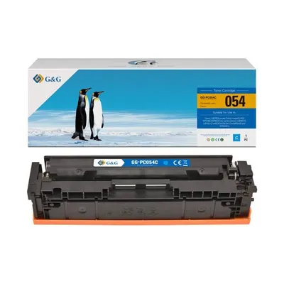 G&G kompatybilny toner z 054C, cyan, 1200s, NT-PC054C, dla Canon LBP620, MF640C, i-SENSYS LBP621Cw, MF641Cw, MF645C, N