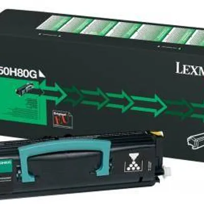 Toner oryginalny LEXMARK E350H80G Czarny 9000 stron