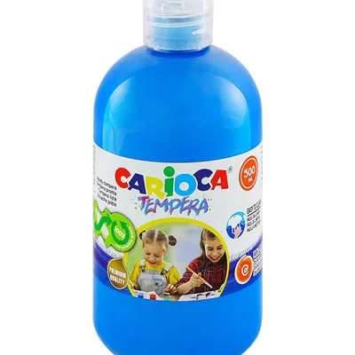 Farba tempera Carioca 40427/05 170-2663 500ml błękit