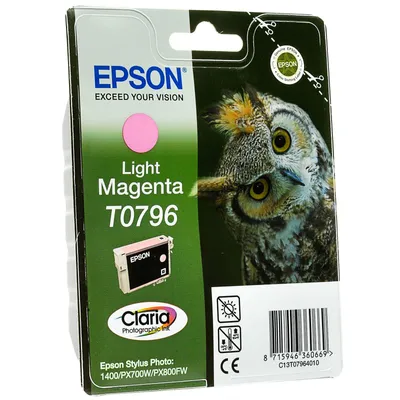 Tusz oryginalny EPSON T0796 C13T07964010 Light Magenta 11 ml