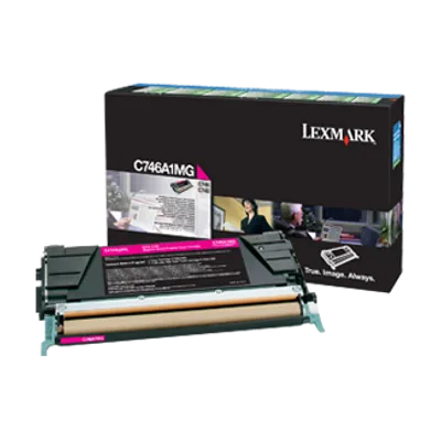 Toner oryginalny LEXMARK C746A1MG Magenta 7000 stron