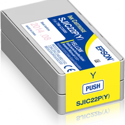 Tusz oryginalny EPSON SJIC22P C33S020604 Yellow  32,5 ml