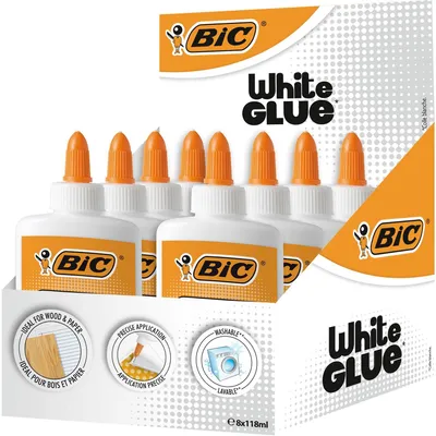 Klej w płynie BIC WHITE GLUE 9192583 biały 118ml