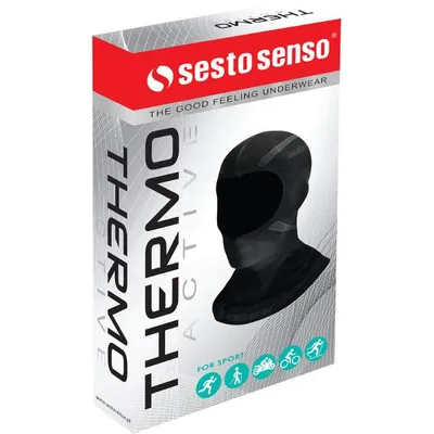 Kominiarka termoaktywna Sesto Senso Thermo Active Black