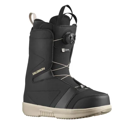 Buty Salomon Faction Boa Black/Black/Rainy Day 2024