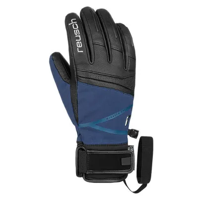 Rękawice Reusch Mikaela Shiffrin R-TEX® XT Black Dress Blue 2023